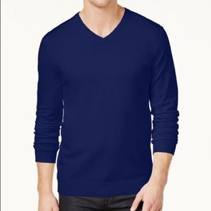 Men’s Express V-Neck Sweater Top Shirt